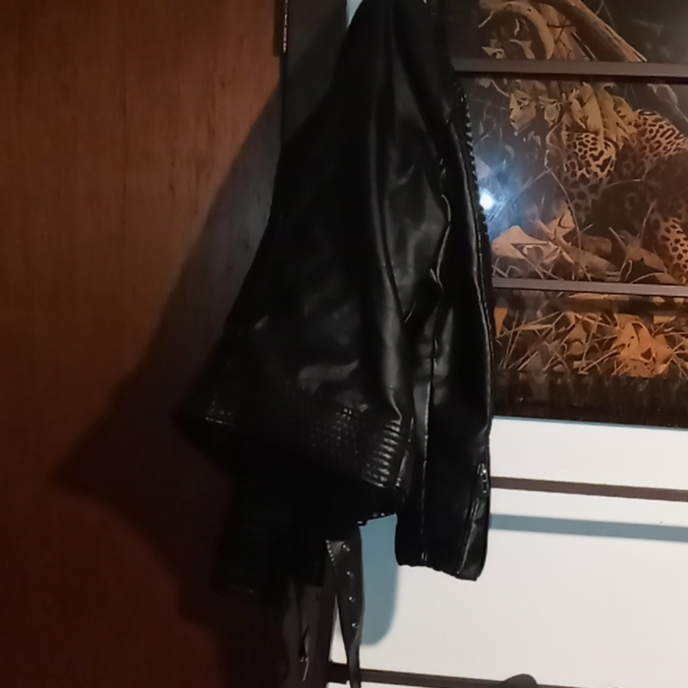 Men leather jacket